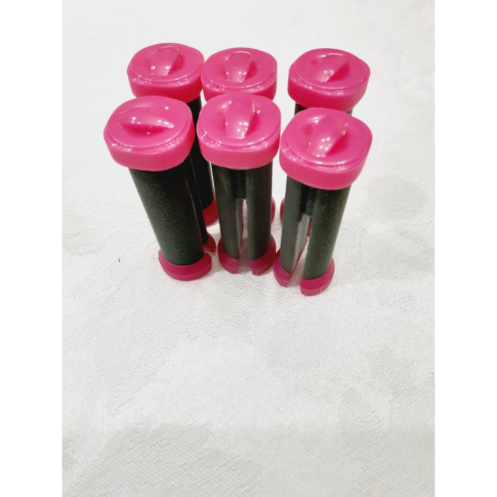 Conair Hot Clips Rollers Set Of 6  Ceramic 2.2 Inch  Infused Flocked Fast Heat